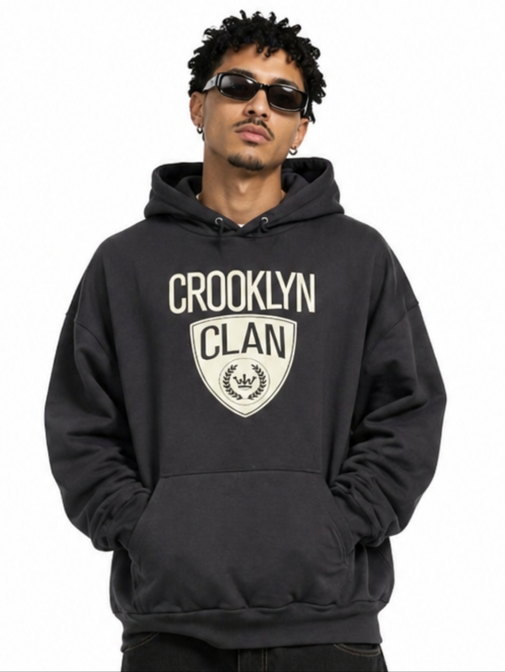 Black Pullover Hoodie